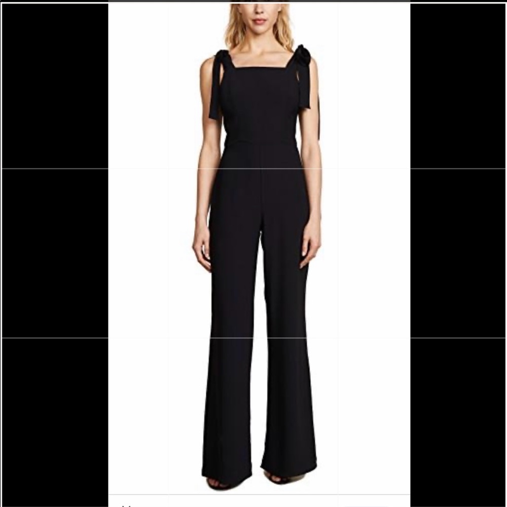 Amanda Uprichard black tie jumpsuit - Picture 5 of 8